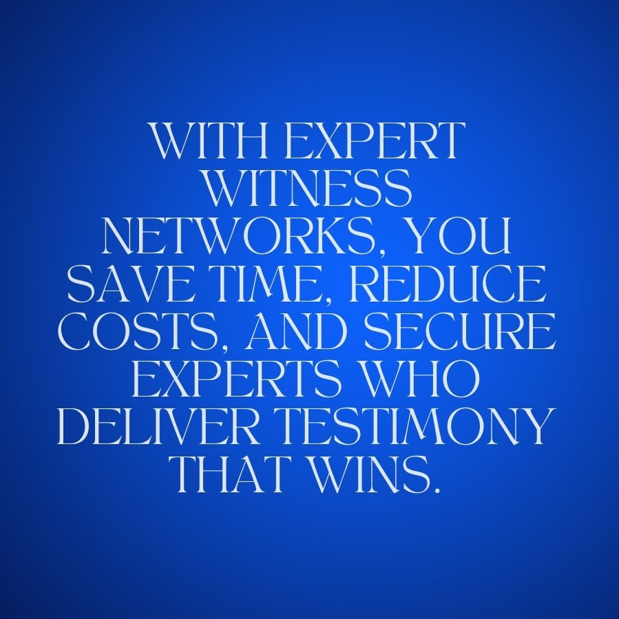 Expert Witness Network for Law Firms