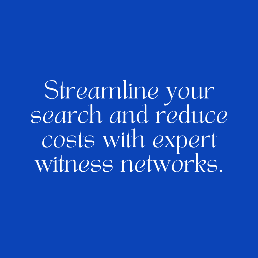 Expert Witness Networks