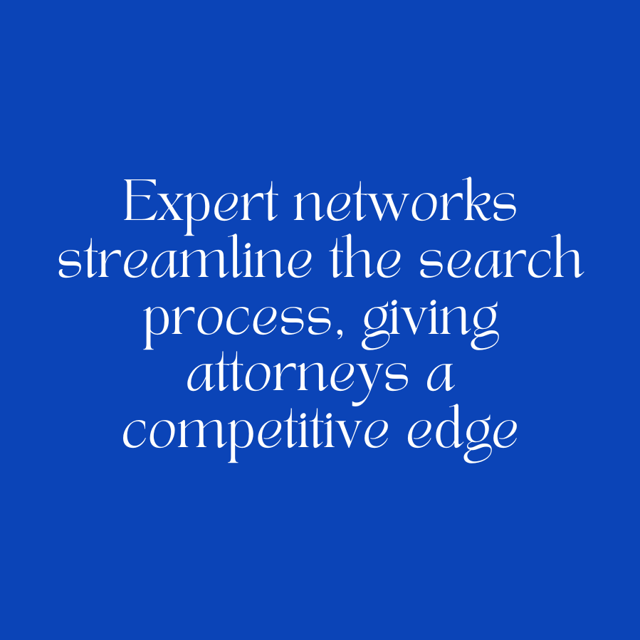 Expert Witness Networks